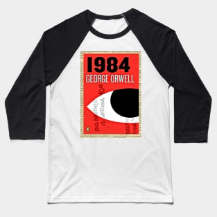 1984 Book Cover by George Orwell Baseball T-Shirt